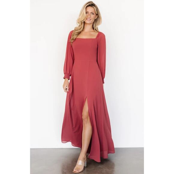 Baltic Born Giselle Maxi Dress in Terracotta - Picture 1 of 10